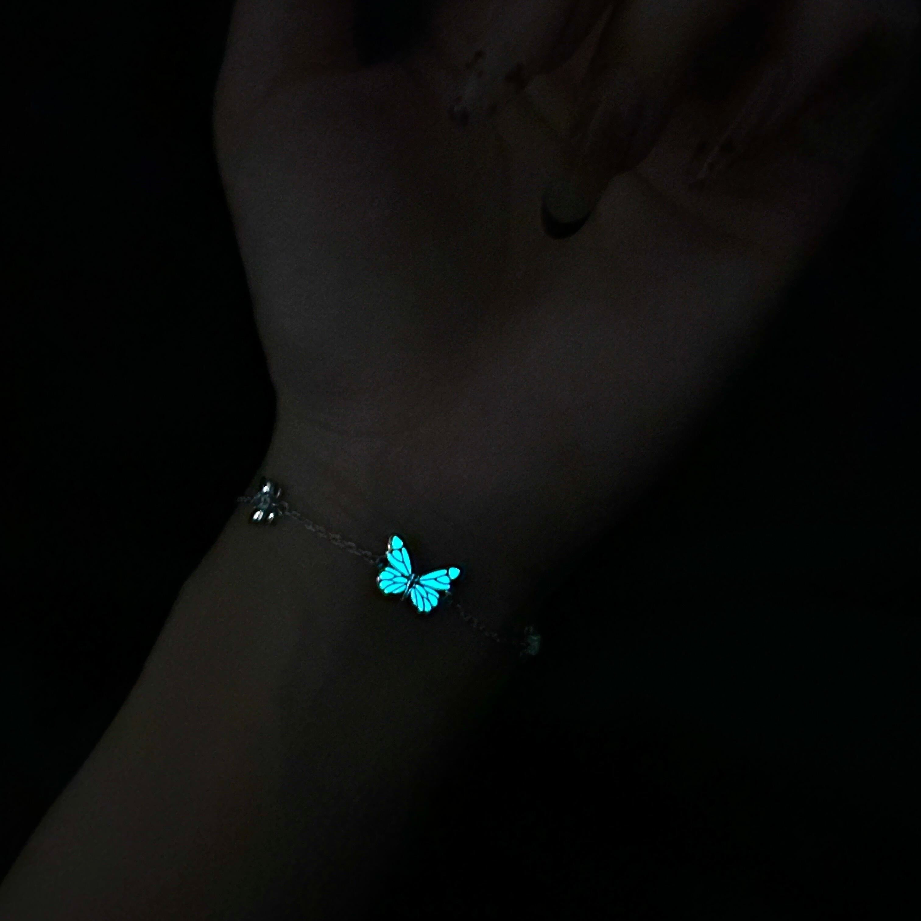 BLUE BUTTERFLY BRACELET