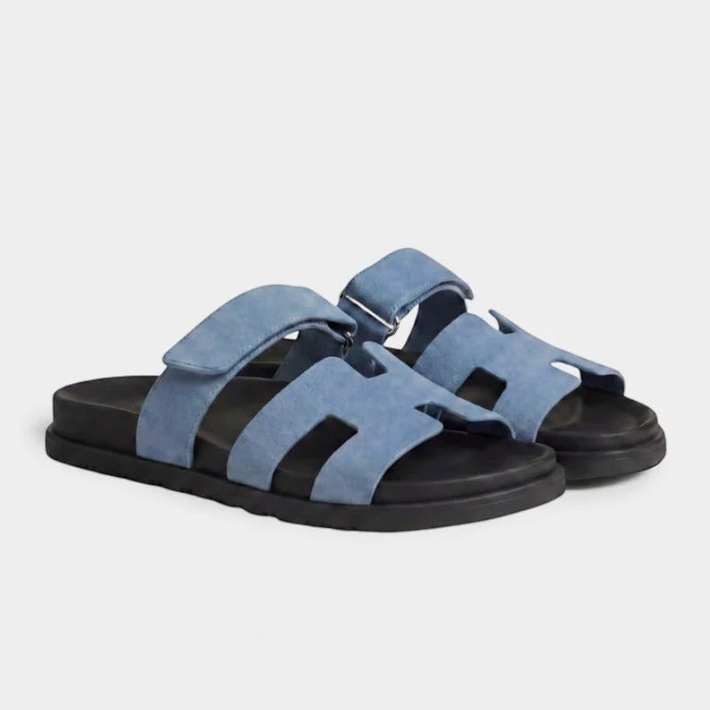 CANNES | LEATHER SLIDES