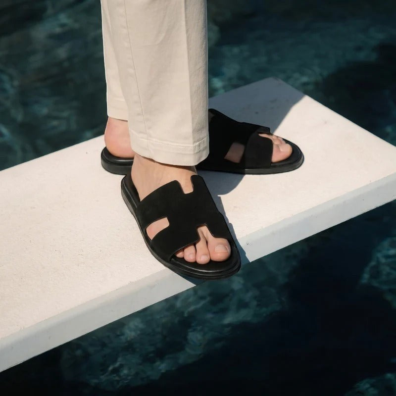 MONACO | SUEDE SLIDES