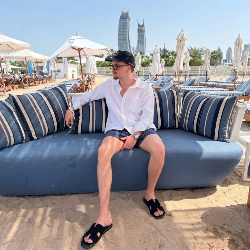 MONACO | SUEDE SLIDES