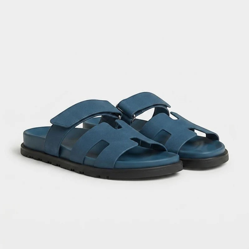 CANNES | LEATHER SLIDES