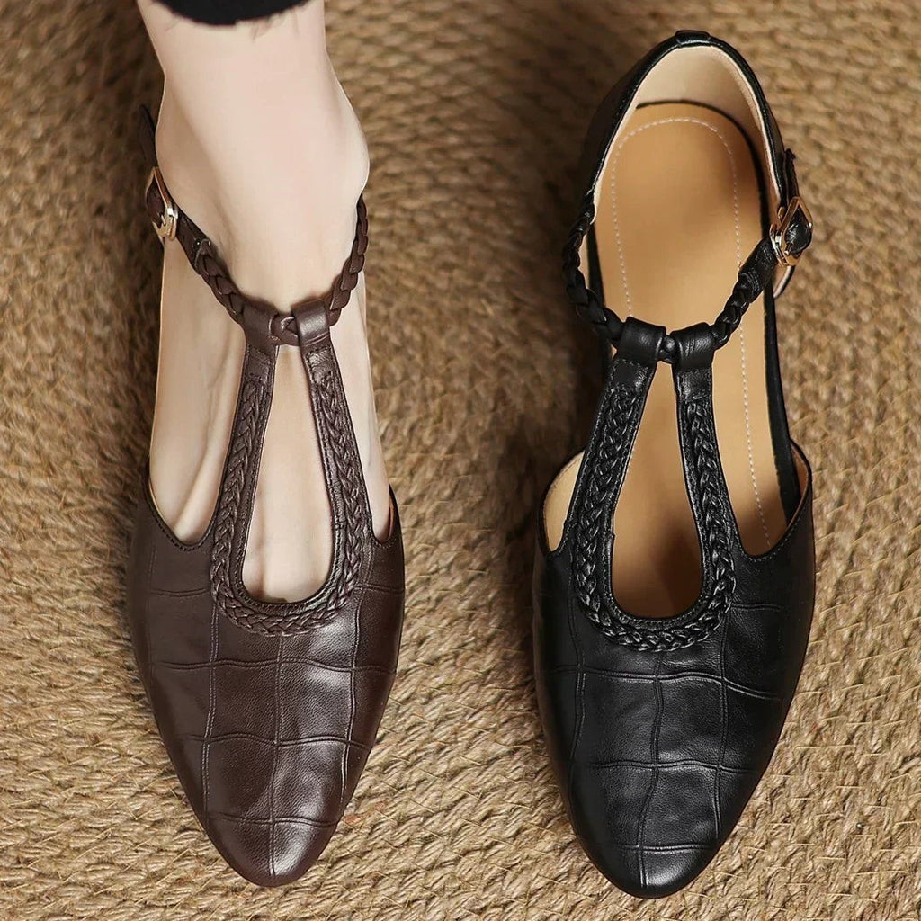 RISLA | LEATHER MARY JANE SHOES