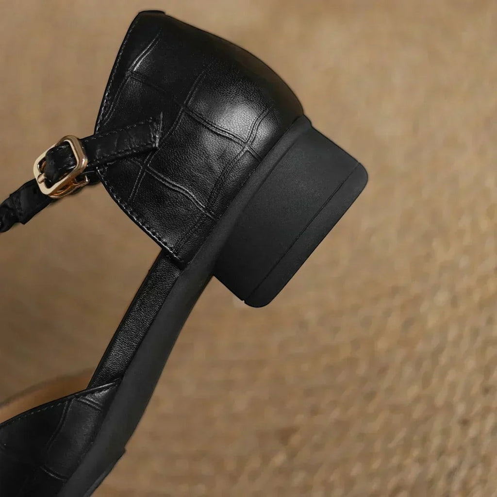 RISLA | LEATHER MARY JANE SHOES