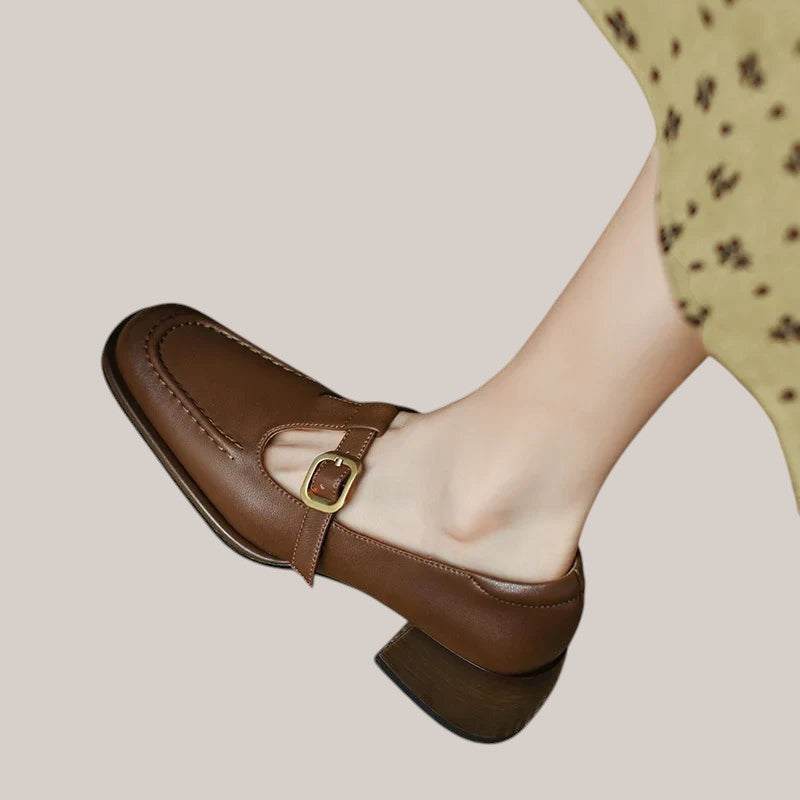 SELVANA | T-STRAP SHOES