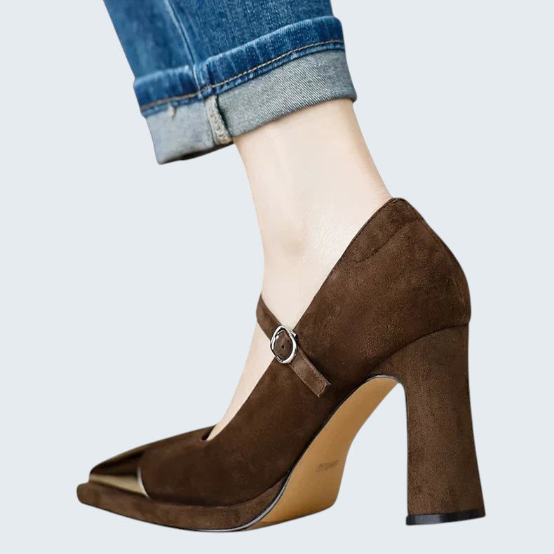ORVANNA | LEATHER PUMPS