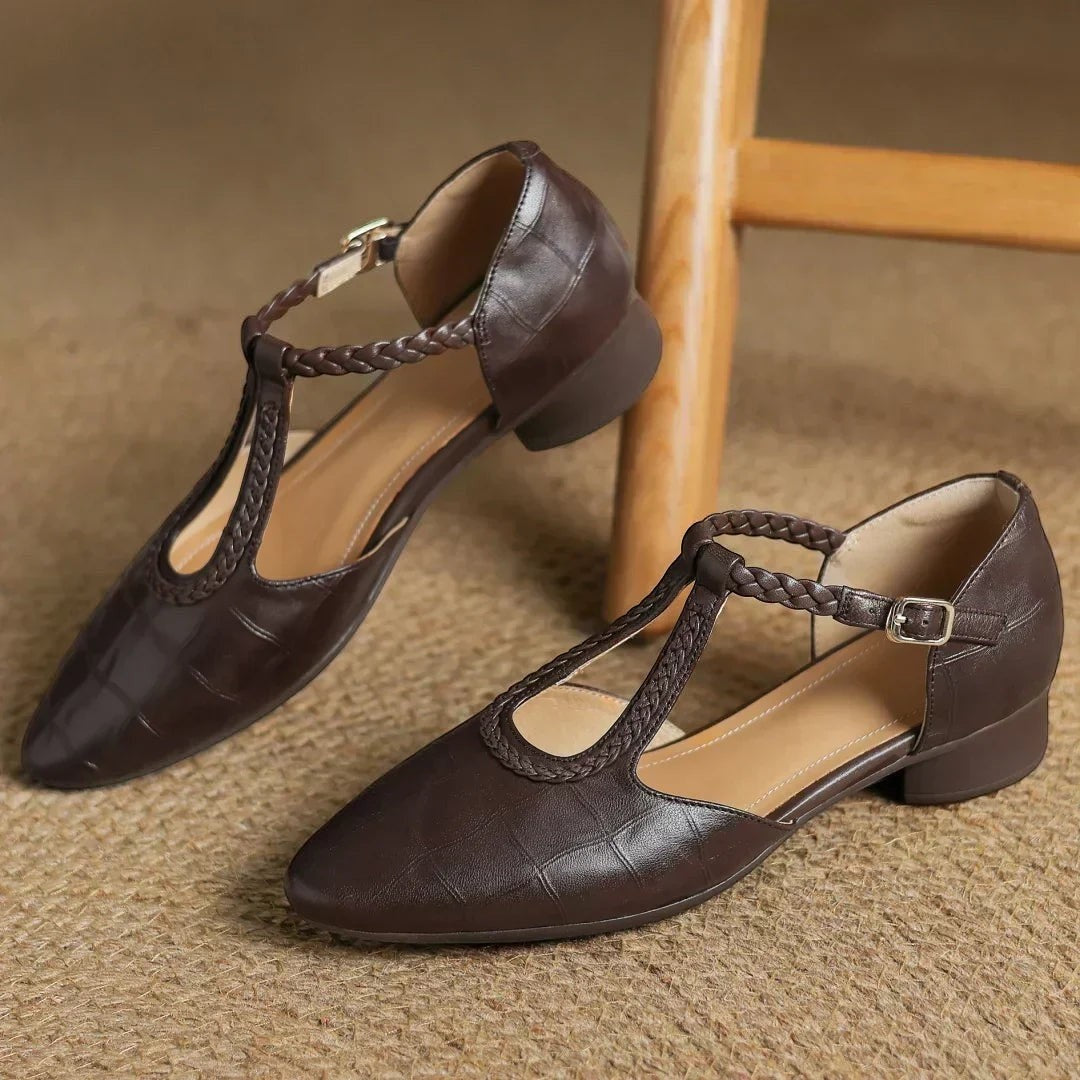 RISLA | LEATHER MARY JANE SHOES