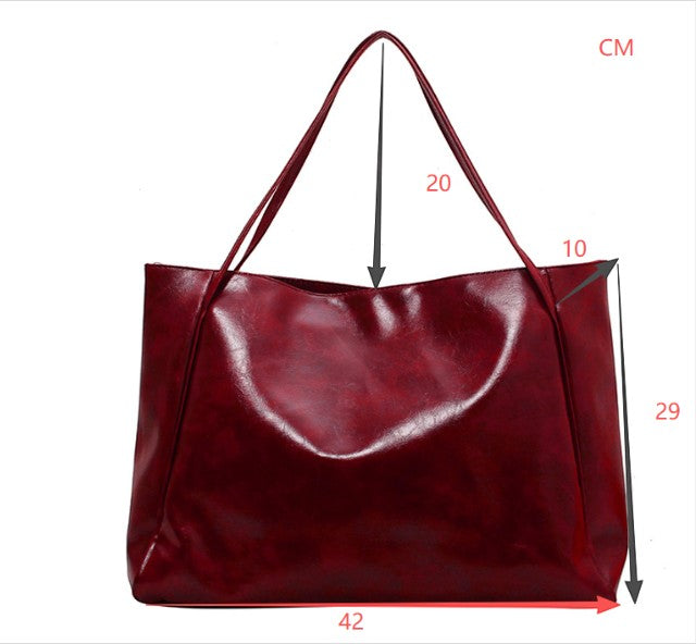 VALERIE | GLOSSY LEATHER BAG