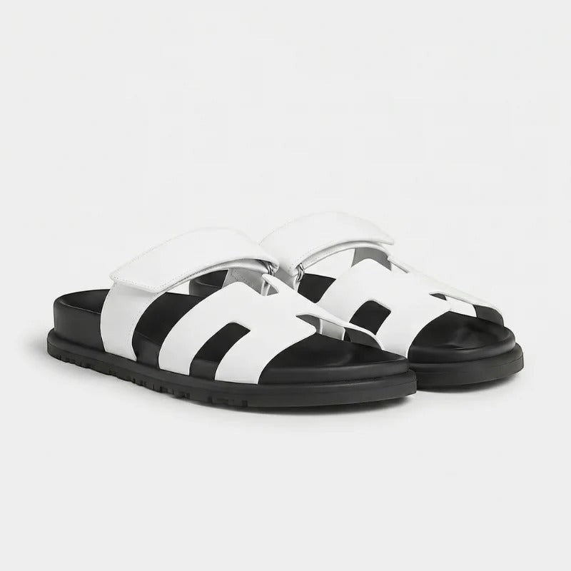 CANNES | LEATHER SLIDES