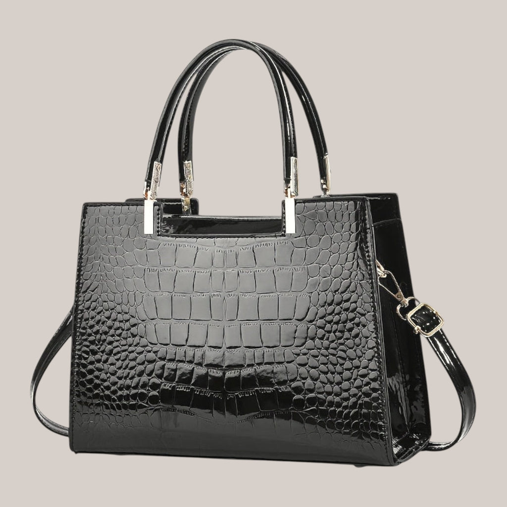 VERDELLA |  CROCODILE SKIN BAG