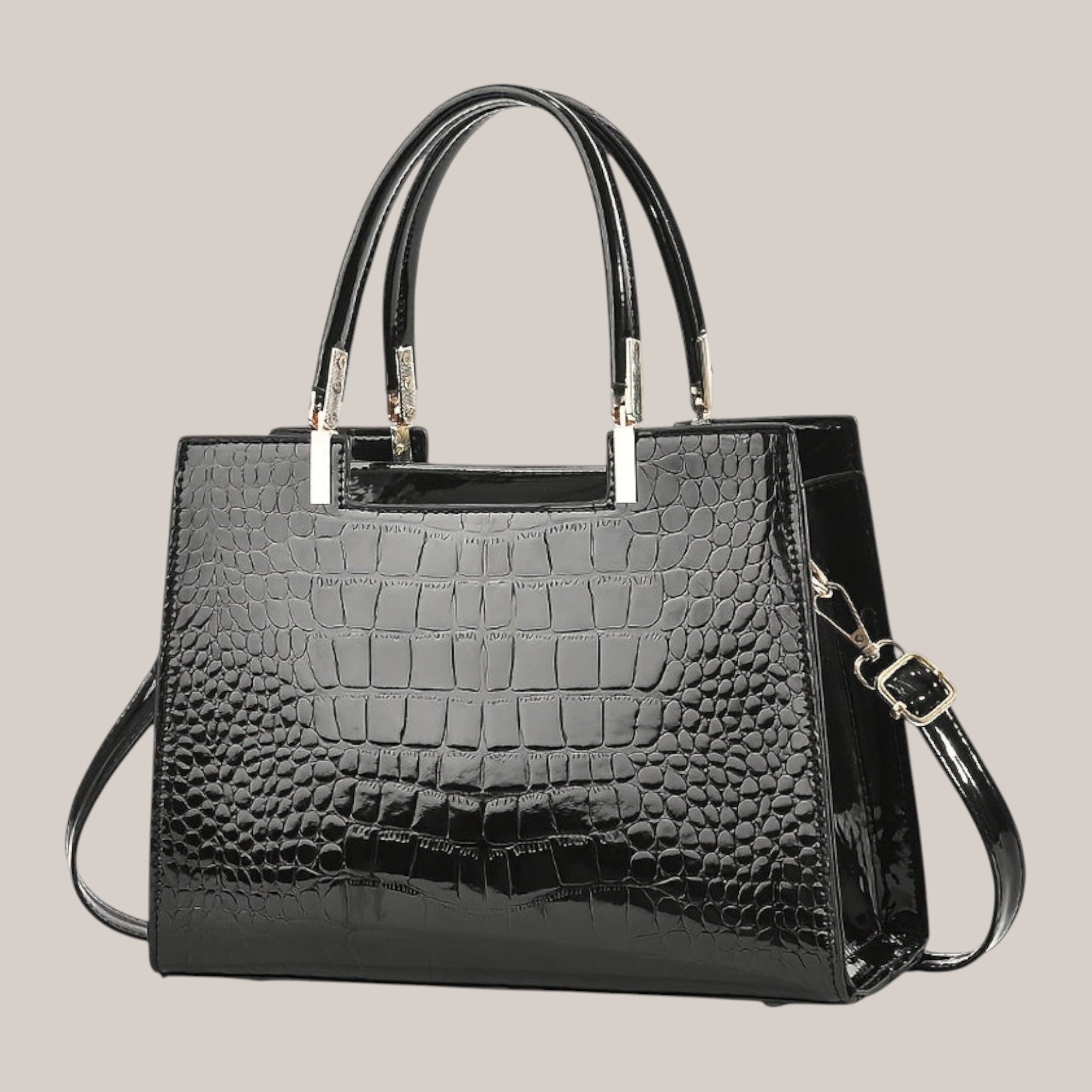 VERDELLA |  CROCODILE SKIN BAG