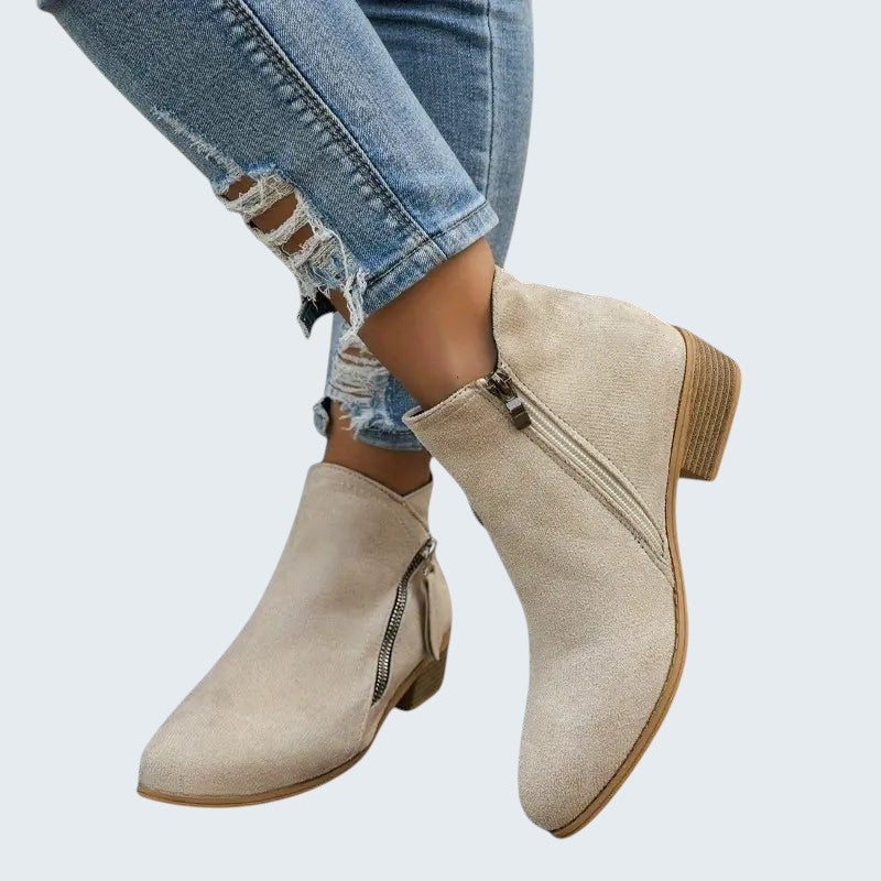 SYLARA | SUEDE ANKLE BOOTS