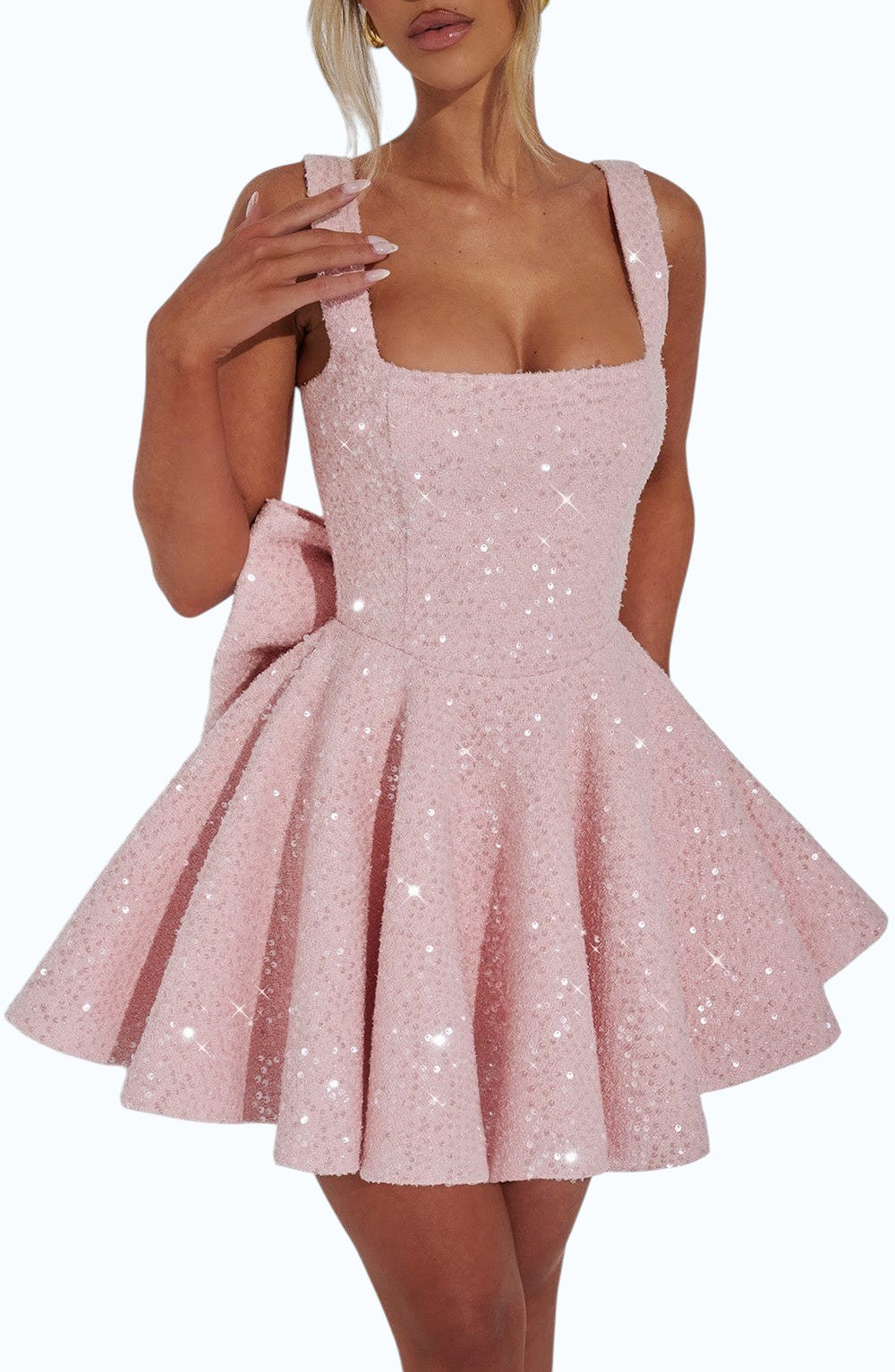 ROMY | DAZZLING BOW DRESS