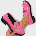 DELIA | GLOSSY LOAFERS