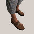 BRIGITTE | BROWN LOAFERS