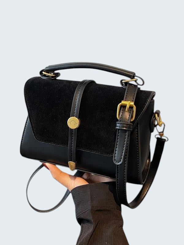 ALWINA | LEATHER SUEDE BAG