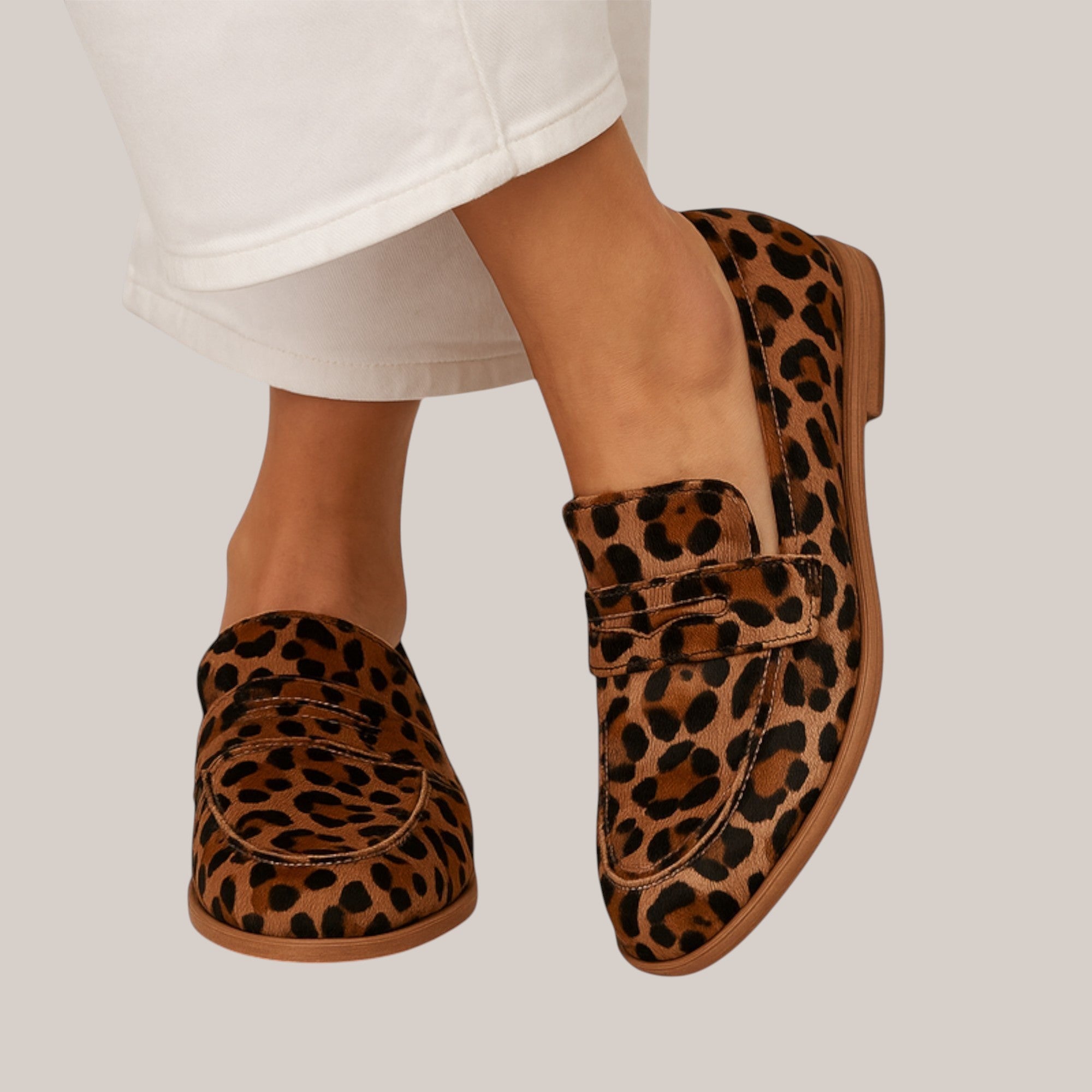 CLARA | LEOPARD LOAFERS