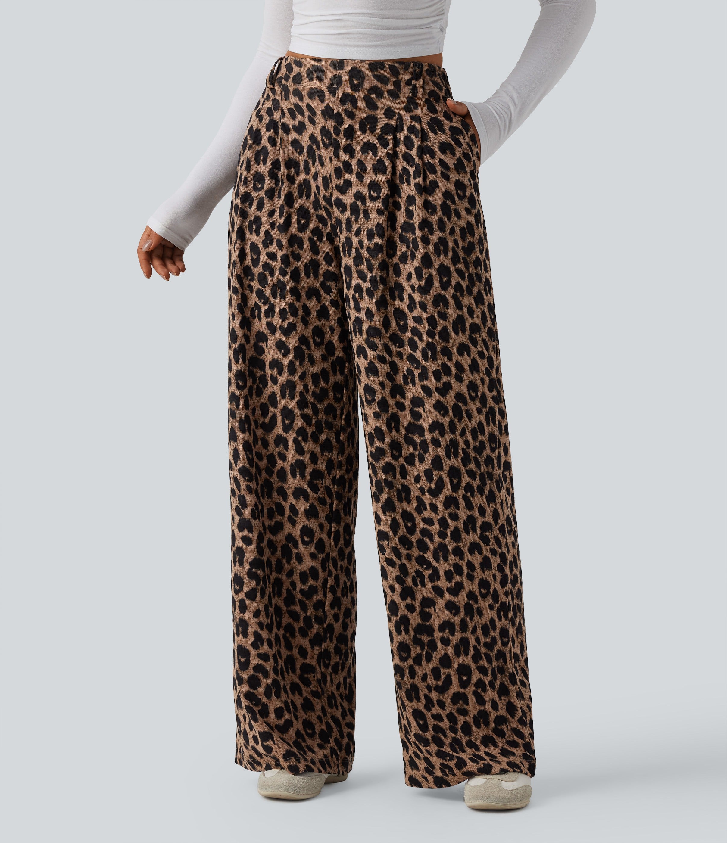 MEJA | LEOPARD PRINT TROUSERS