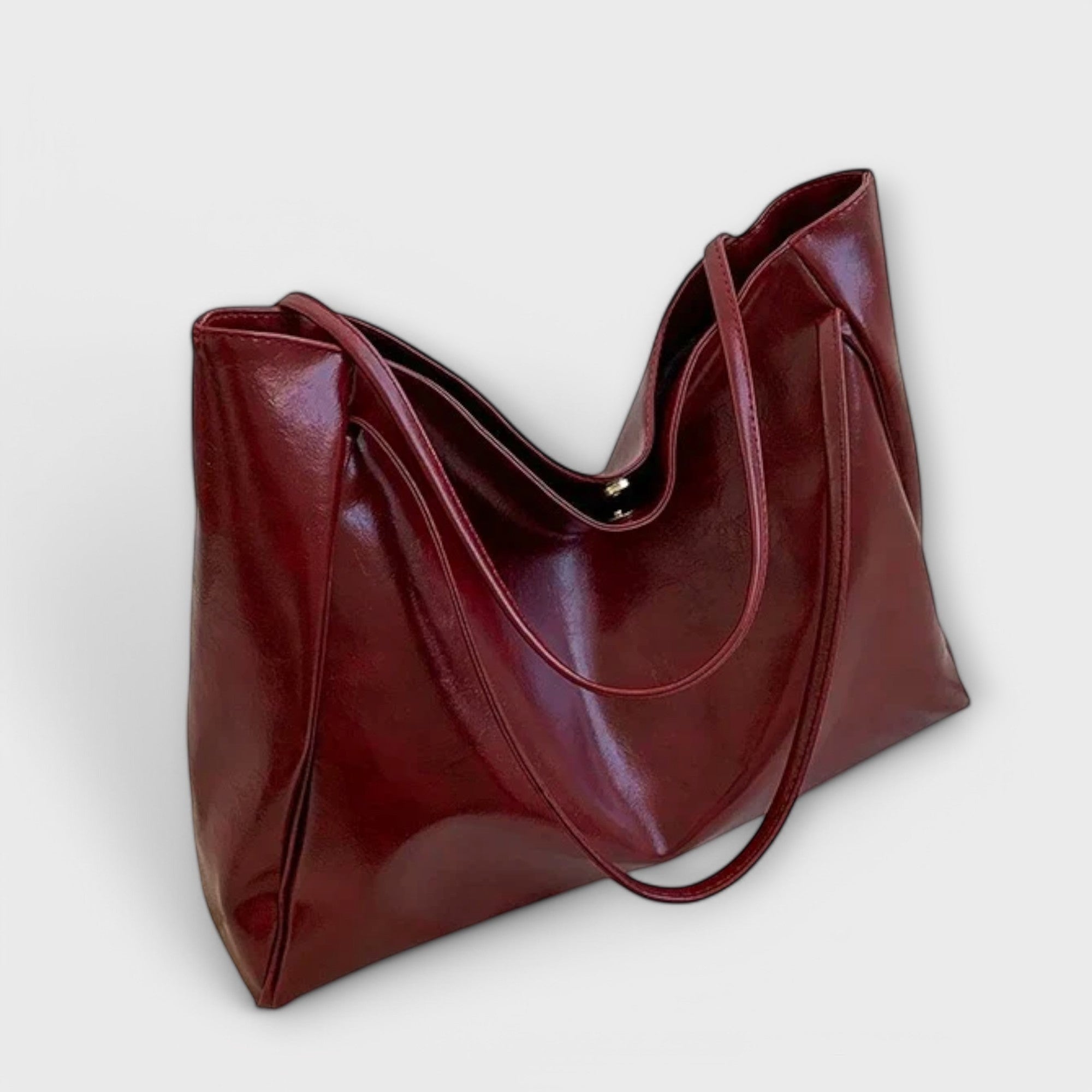 VALERIE | GLOSSY LEATHER BAG