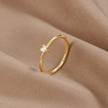 GOLD RING WITH SMOOTH SURFACE