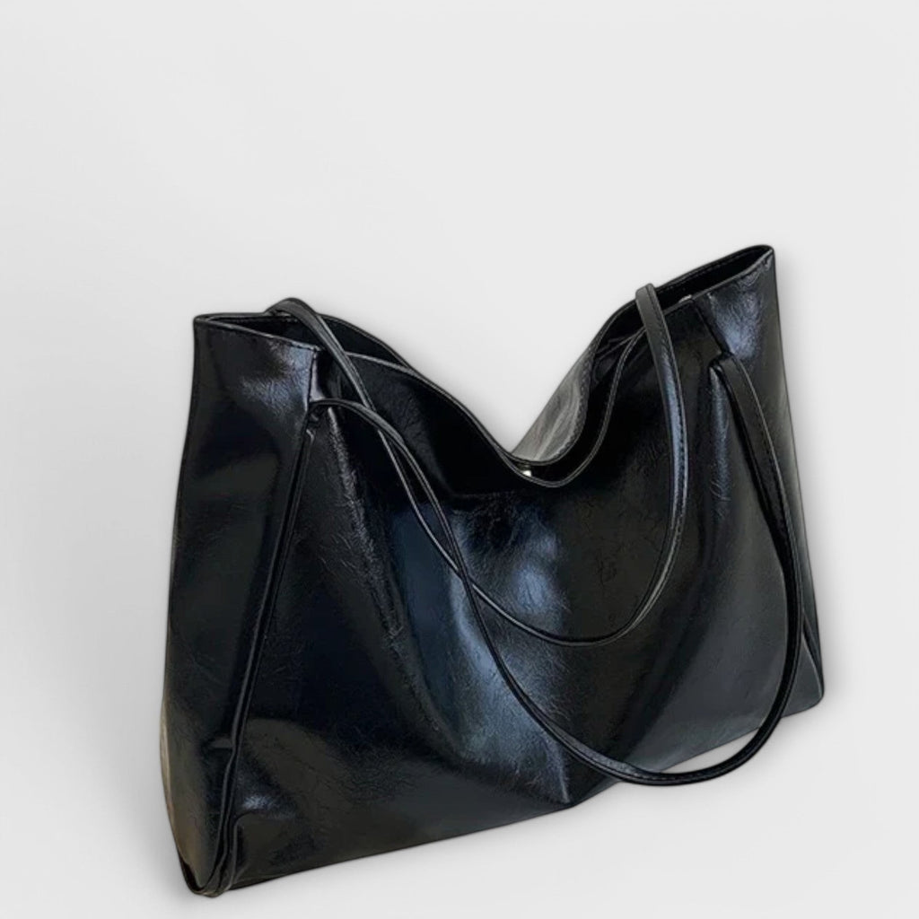 VALERIE | GLOSSY LEATHER BAG