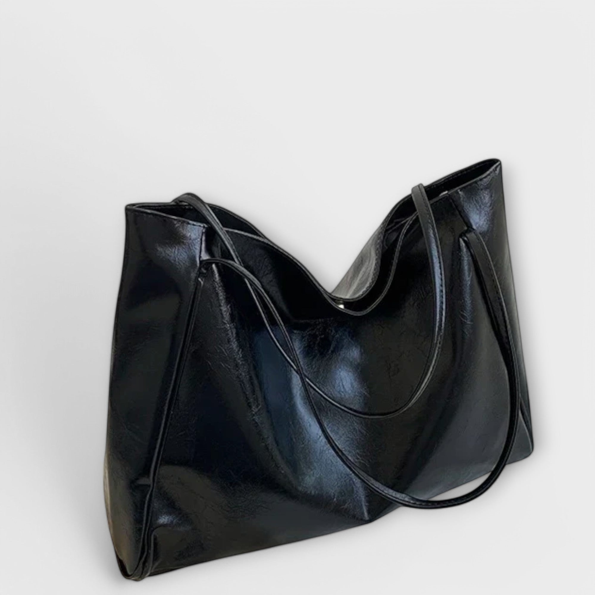 VALERIE | GLOSSY LEATHER BAG